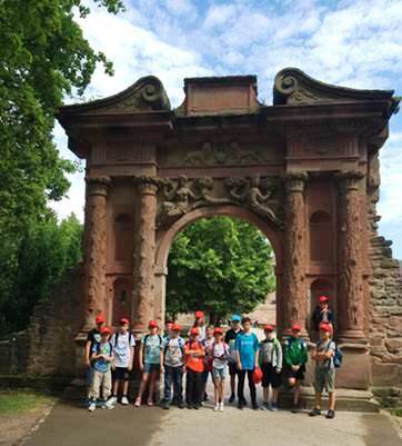 Gruppenbild am Heidelberger Schloss