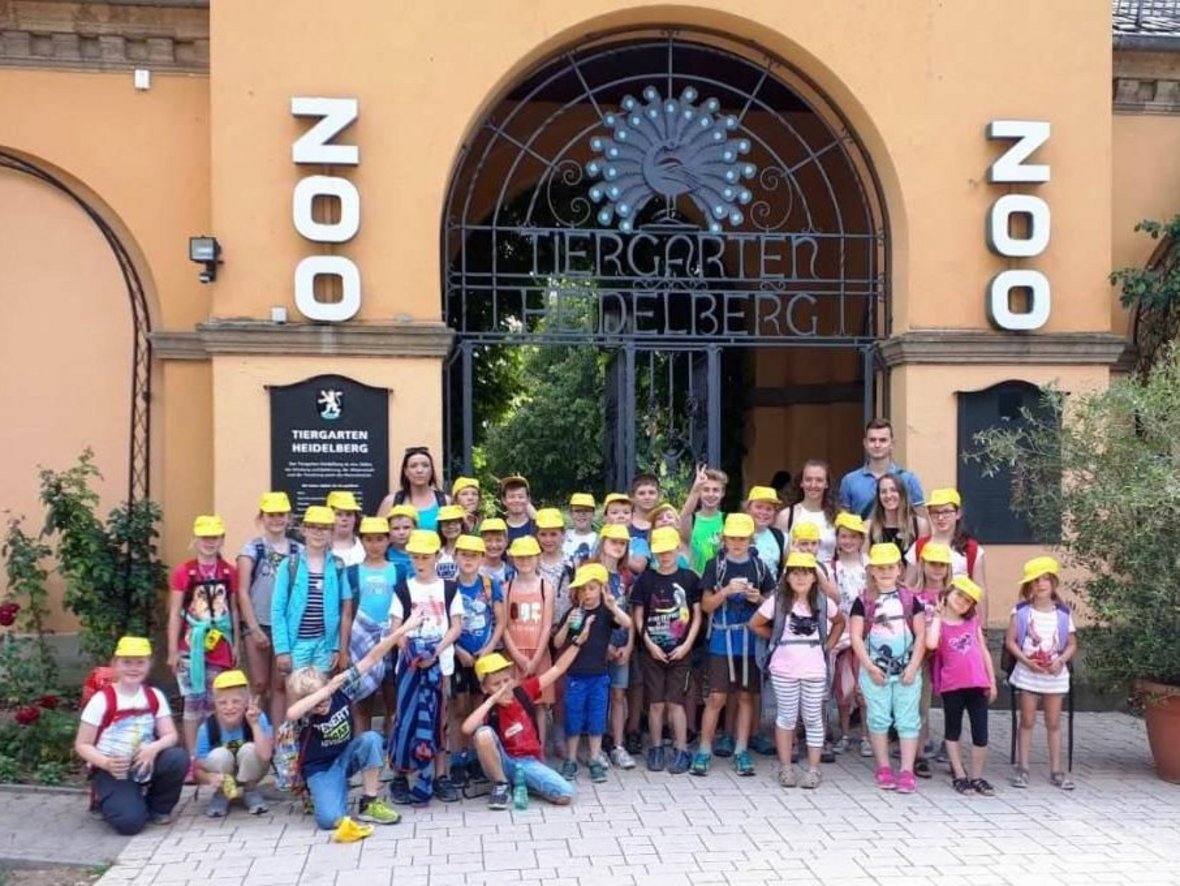 Gruppenbild im Heidelberger Zoo