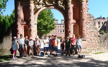 Ermittlungen mit dem PaRi im Heidelberger Schloss