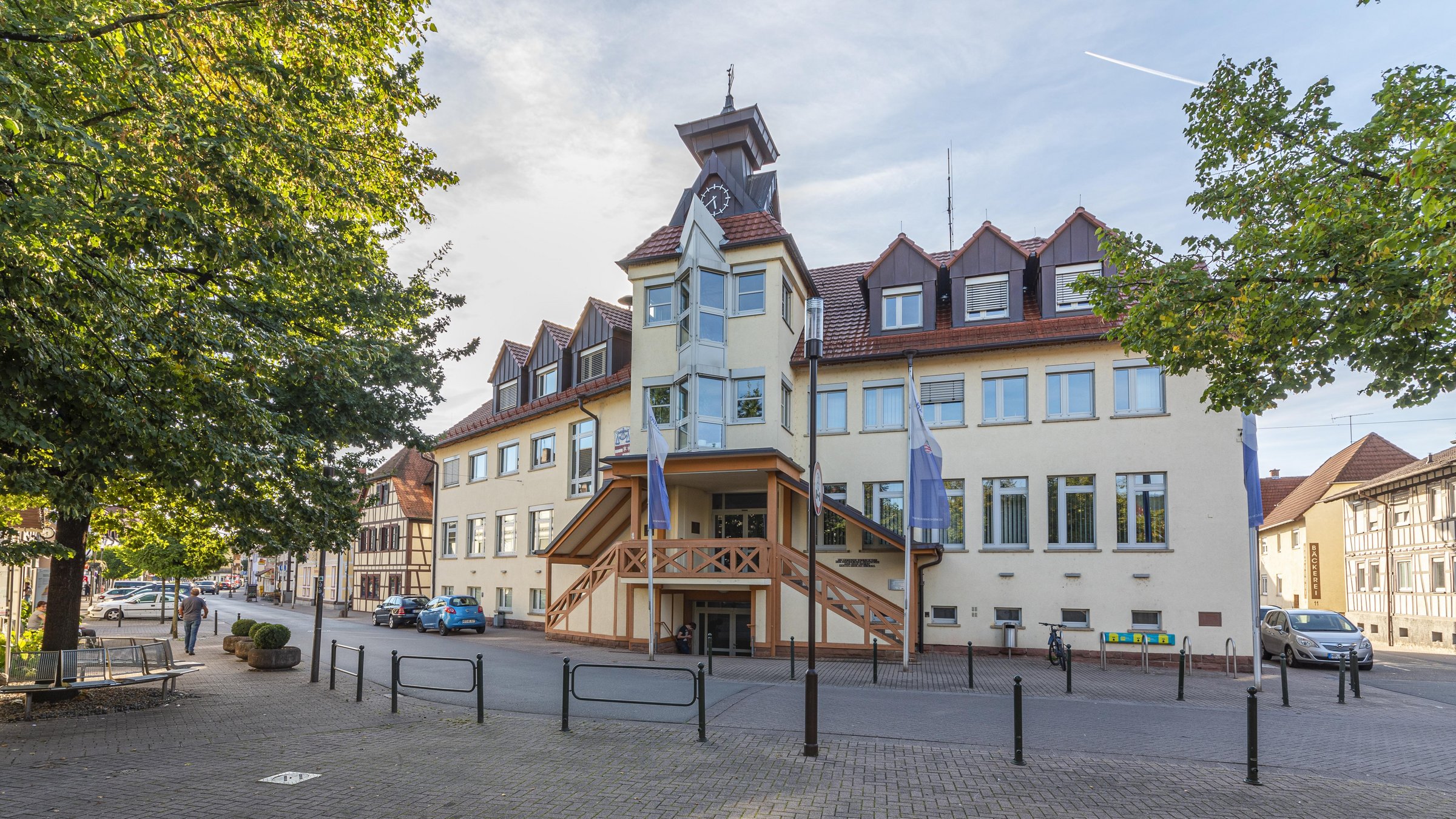 Rathaus Rimbach - Ansicht vom Marktplatz