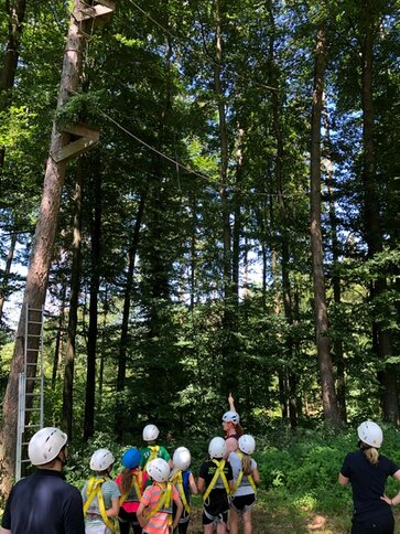 Kletterspaß mit der Volksbank Weschnitztal