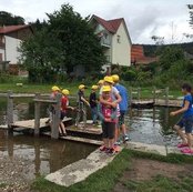 .. auf der Alla-Hopp-Anlage in Unterabteinach 