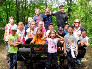 Gruppenfoto beim Sängerbund Zotzenbach