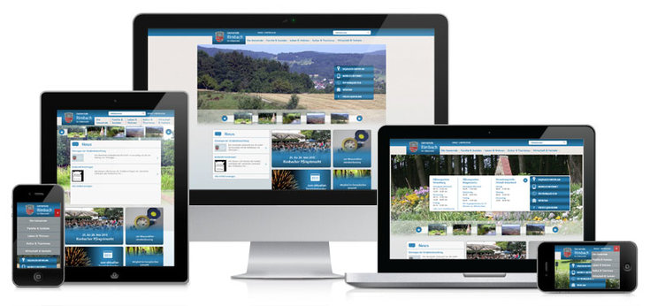 Responsive Web der Gemeinde Rimbach im Odenwald