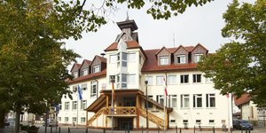 Rathaus Rimbach - Ansicht vom Marktplatz