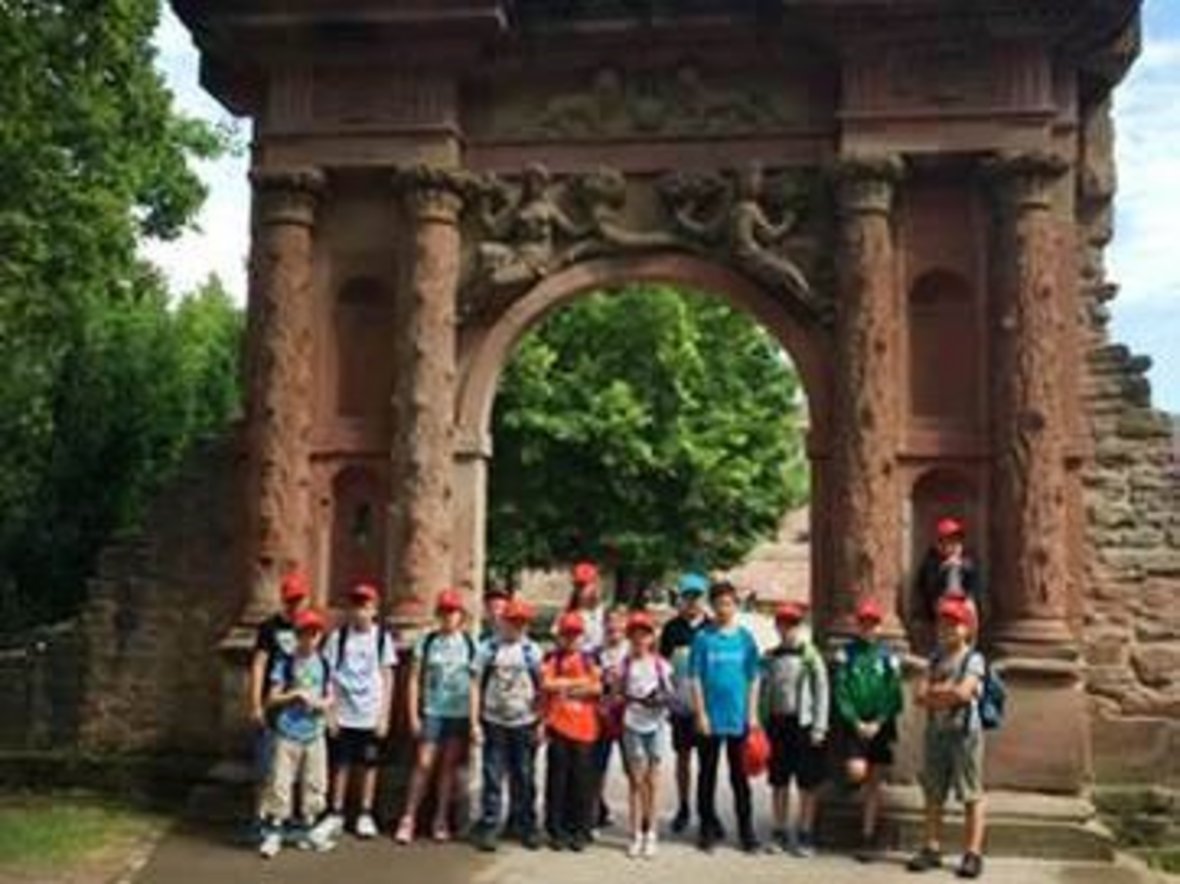 Gruppenbild am Heidelberger Schloss