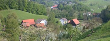 Herrliche Landschaft zum Radfahren und Wandern