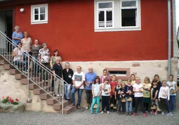 Gruppenfoto beim Heimat- und Museumsverein