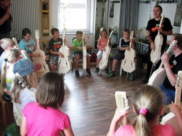 Gruppenbild Musikwerkstatt